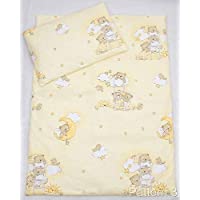 2 piezas Funda de Edredón y Funda de Almohada 80 x 70 cm Para Bebé - 100% Algodón - Modelo 3